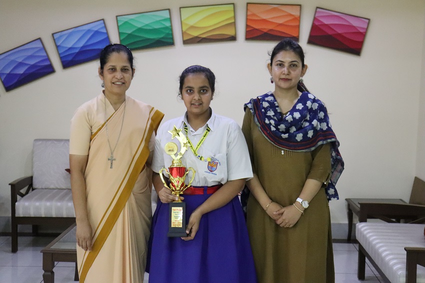 1ST POSITION IN UNDER 13 CHESS CHAMPIONSHIP FOR GIRLS