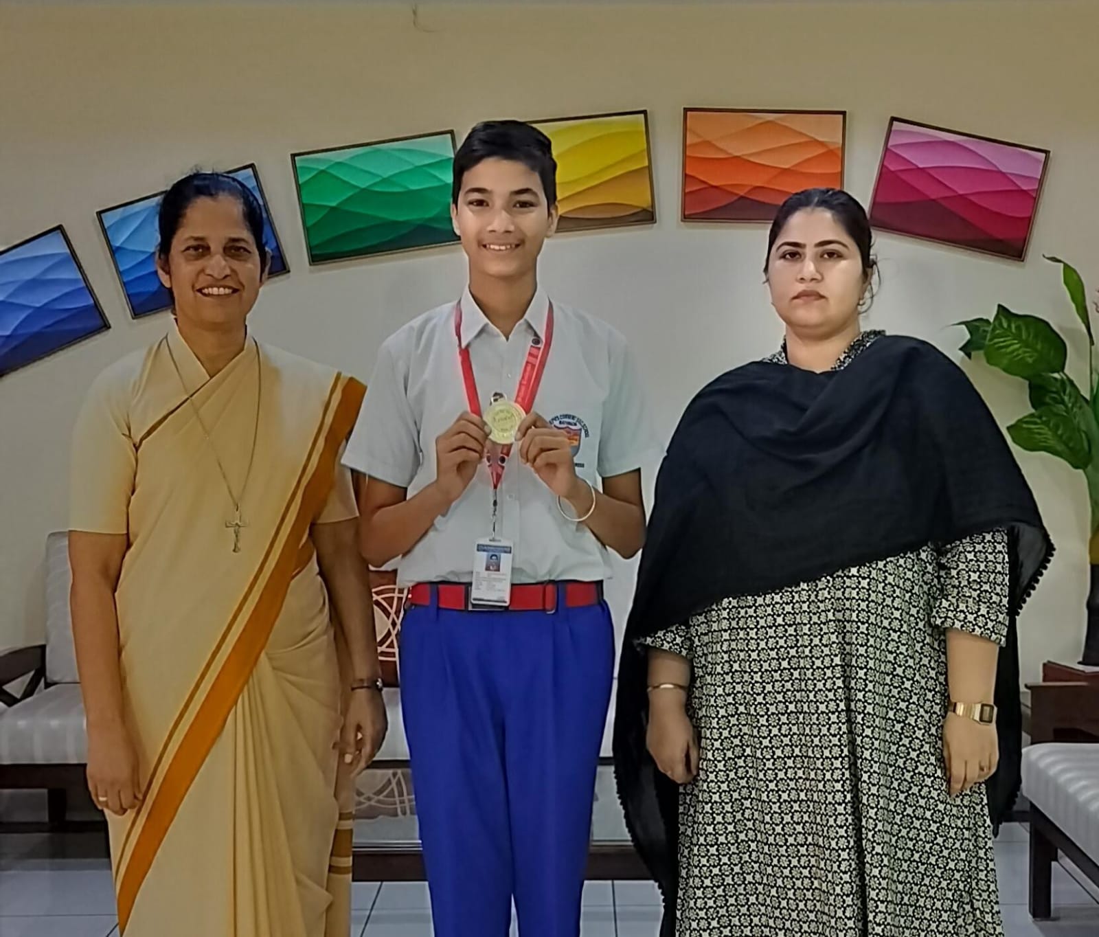 GOLD MEDAL IN SHOOTING COMPETITION