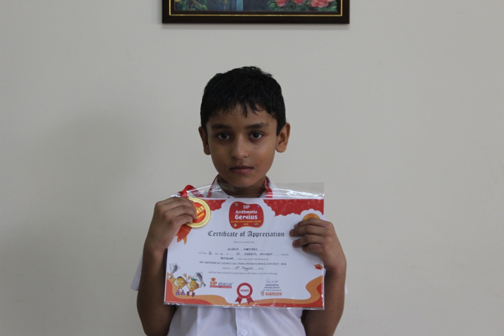 SIP ARITHMETIC GENIUS ALL INDIA INTER SCHOOL CONTEST 2018 ROUND 2