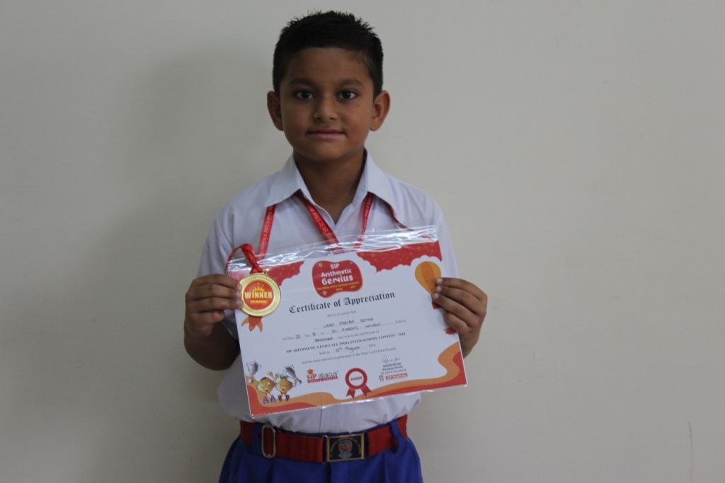 SIP ARITHMETIC GENIUS ALL INDIA INTER SCHOOL CONTEST 2018 ROUND 2