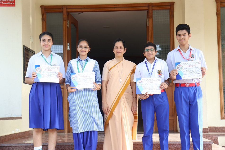 QUIZ COMPETITION AT SACRED HEART SCHOOL,LUDHIANA