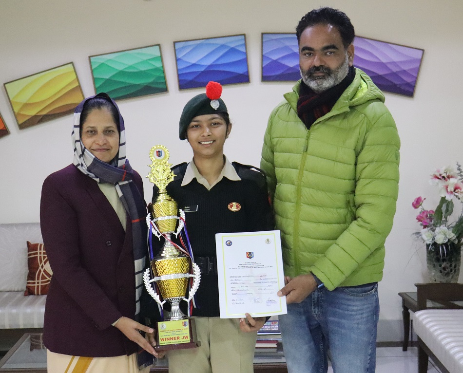 1ST PRIZE IN 'ALL INDIA BEST CADET COMPETITION'
