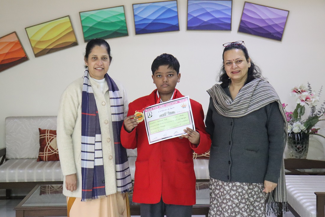 BRONZE MEDAL IN PUNJAB STATE CHESS CHAMPIONSHIP