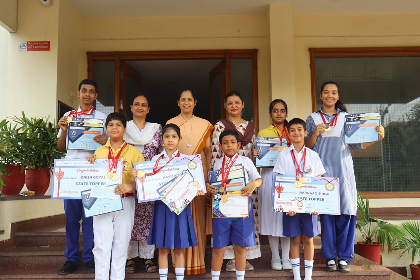 State toppers and winners of Excellence medals in  ITO  (2023-24) ROUND -2