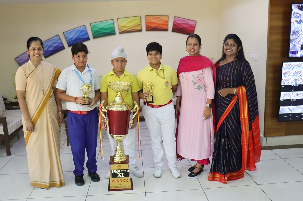 1ST POSITION IN UNDER 11 CRICKET TOURNAMENT