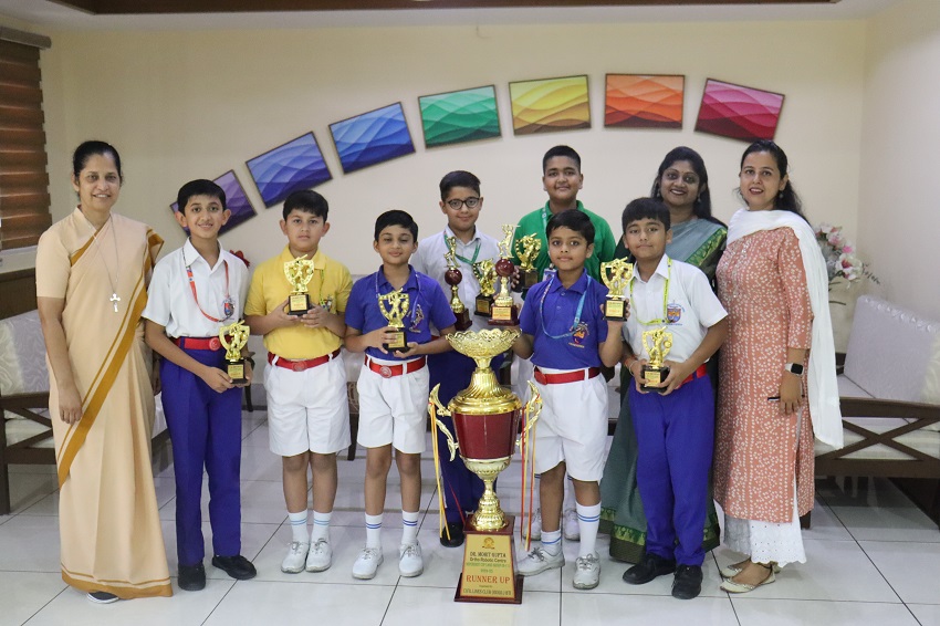 RUNNERS UP AT CRICKET KIDS TOURNAMENT