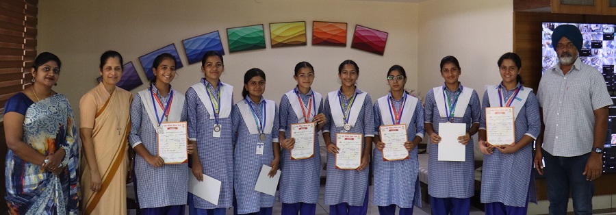 2ND POSITION IN DISTRICT LEVEL COMPETITION(HANDBALL)