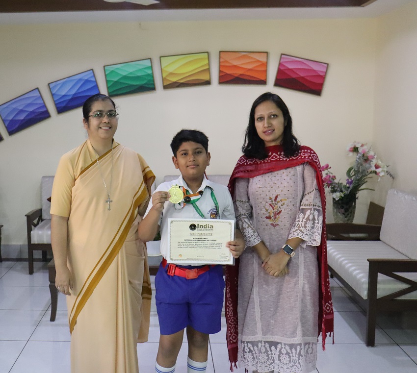 GOLD MEDAL AT INDIA BOOK OF RECORDS