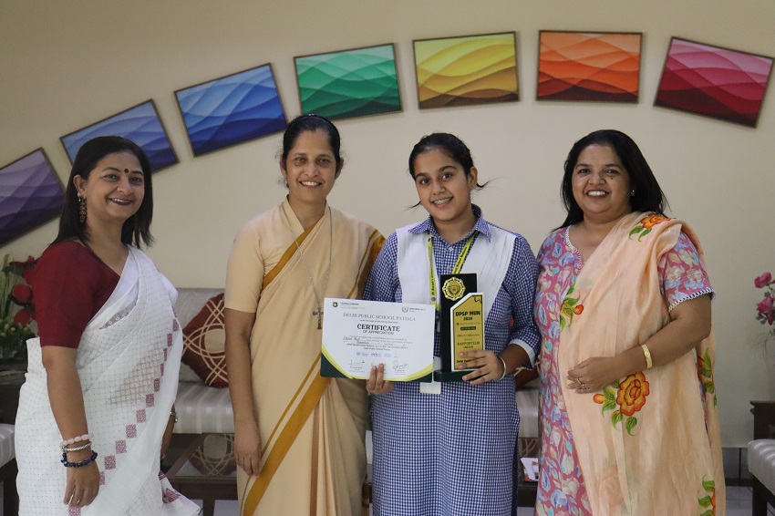 Rapporteur in MUN conference(DPS,PATIALA)