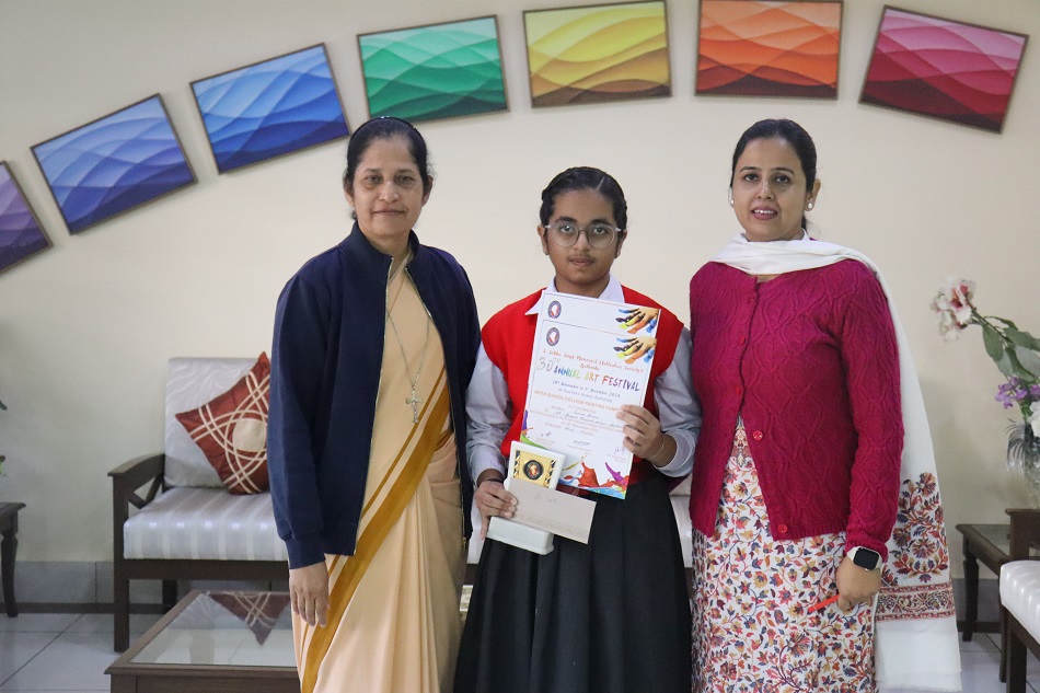 3RD POSITION IN ART COMPETITION