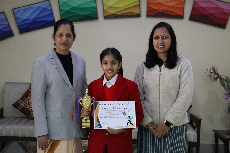 2ND POSITION AT BATHINDA KIDS GOT TALENT