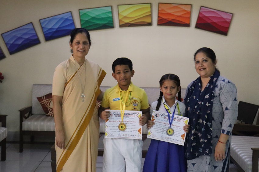 GOLD AND SILVER MEDAL IN 18TH SUB JUNIOR DISTRICT BATHINDA WUSHU CHAMPIONSHIP