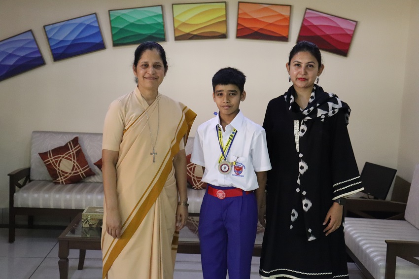 2ND POSITION IN DISTRICT KICKBOXING CHAMPIONSHIP