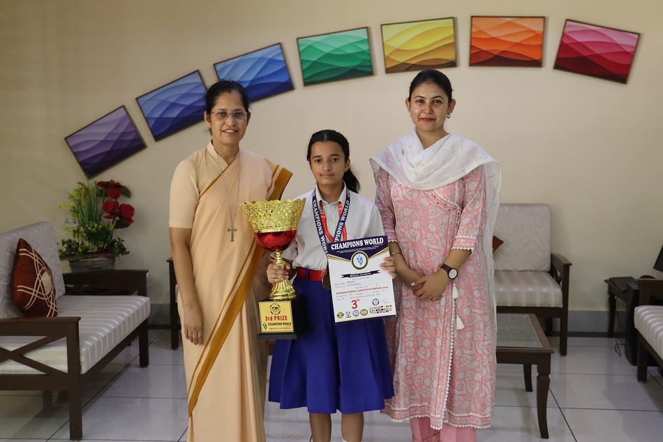 3RD POSITION IN INTERNATIONAL ABACUS OLYMPIAD