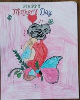 POSTER MAKING ON MOTHER'S DAY