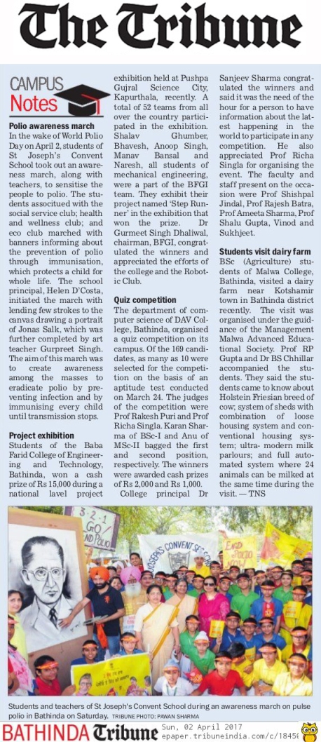 Polio Awareness Drive